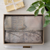 Papier Mousseline Camille Pissarro - La Seine et le Louvre (Cadeau)