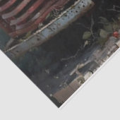 Papier Mousseline Camion agricole vintage (Détail)