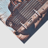 Papier Mousseline Camion Antique - Un classique intemporel (Détail)