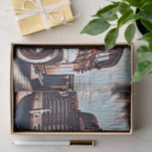 Papier Mousseline Camion Antique - Un classique intemporel (Cadeau)