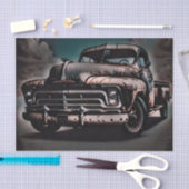 Papier Mousseline Camion Antique - Un classique intemporel (Artisanat)