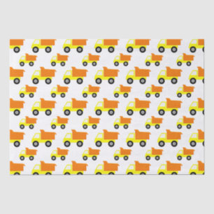 Papier Mousseline Camion de construction Jaune Toy