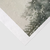 Papier Mousseline Camion de Noël Red Vintage (Détail)