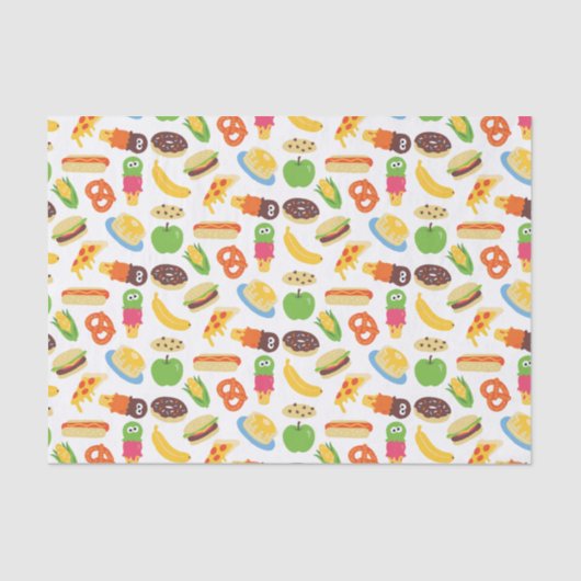 Papier Mousseline Camion de nourriture du monstre de cookie de la ru (Recto)