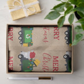 Papier Mousseline Camion de recyclage de Noël (Cadeau)