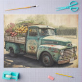 Papier Mousseline Camion du marché agricole (Artisanat)