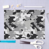 Papier Mousseline Camion noir et gris (Artisanat)