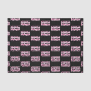 Papier Mousseline Camion rose Foxtrot Tango Whiskey Militaire