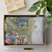 Papier Mousseline Camion rouillé à ressort dans une déroupage de ter (Cadeau)