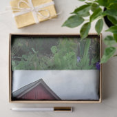 Papier Mousseline Camion Turquoise de découpage chargé avec Fleurs G (Cadeau)