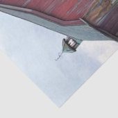 Papier Mousseline Camion Turquoise de découpage chargé avec Fleurs G (Détail)