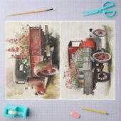 Papier Mousseline Camions de jardin (Artisanat)