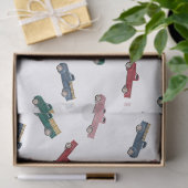 Papier Mousseline Camions de ramassage Véhicules mignons Transport d (Cadeau)