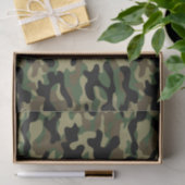 Papier Mousseline Camo forestier (Cadeau)