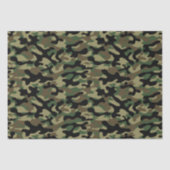 Papier Mousseline Camo forestier (Recto)