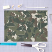 Papier Mousseline Camo Militaire Char Hélicoptère Jet Cadeau (Artisanat)