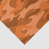 Papier Mousseline Camo Monocolor Espagnol Orange (Détail)