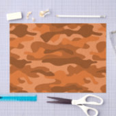 Papier Mousseline Camo Monocolor Espagnol Orange (Artisanat)