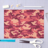 PAPIER MOUSSELINE CAMO NUMÉRIQUE DÉSERT MARTIAN / CAMOUFLAGE (Artisanat)