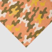 Papier Mousseline Camo orange (Détail)