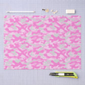 Papier Mousseline Camo Rose (Artisanat)