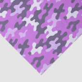 Papier Mousseline Camo violet (Détail)