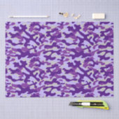 Papier Mousseline Camo violet (Artisanat)