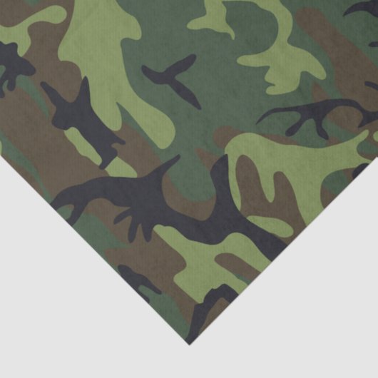Papier Mousseline Camouflage (Détail)