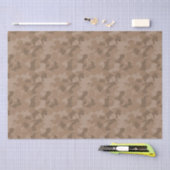 Papier Mousseline Camouflage Brown (Artisanat)