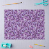 Papier Mousseline Camouflage Cactus, Motif Floral, Violet Violet Vio (Artisanat)