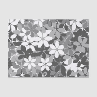 Papier Mousseline Camouflage de fleur