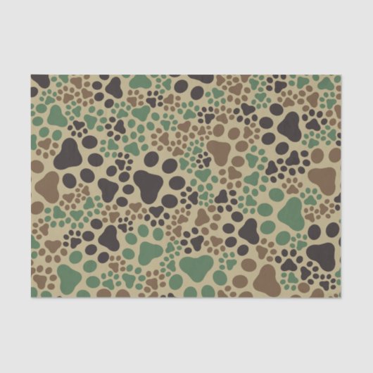 Papier Mousseline Camouflage de protection de patte (Recto)