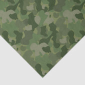 Papier Mousseline Camouflage de vert forêt (Détail)