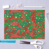 Papier Mousseline Camouflage Haus De Camo Xmas (Artisanat)