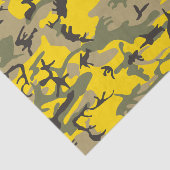 Papier Mousseline Camouflage jaune et vert, Militaire, Armée (Détail)