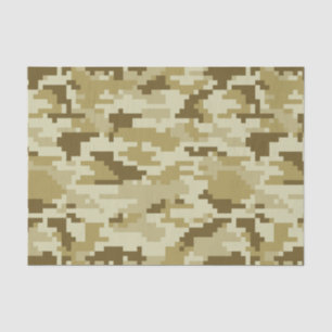 Papier Mousseline Camouflage numérique de 8 bits pour le désert par