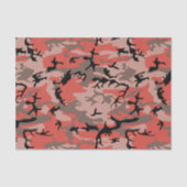 Papier Mousseline Camouflage rouge et Brown, Armée (Recto)