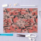 Papier Mousseline Camouflage rouge et Brown, Armée (Artisanat)