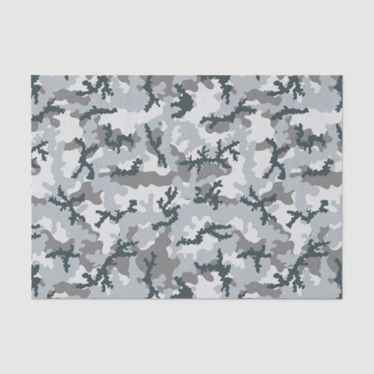 Papier Mousseline Camouflage urbain (Recto)