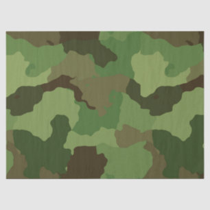 Papier Mousseline Camouflage vert de l'armée