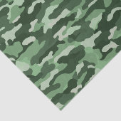 Papier Mousseline Camouflage vert forestier (Détail)