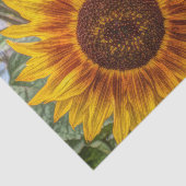 Papier Mousseline campagne française jardin d'été heureux (Détail)