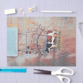 Papier Mousseline Campagne rustique de la vache Page de découpage de (Artisanat)