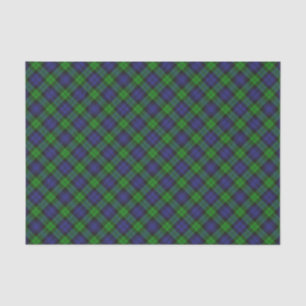 Papier Mousseline Campbell Clan Tartan Plaid Black Watch