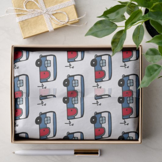Papier Mousseline Camper (Cadeau)