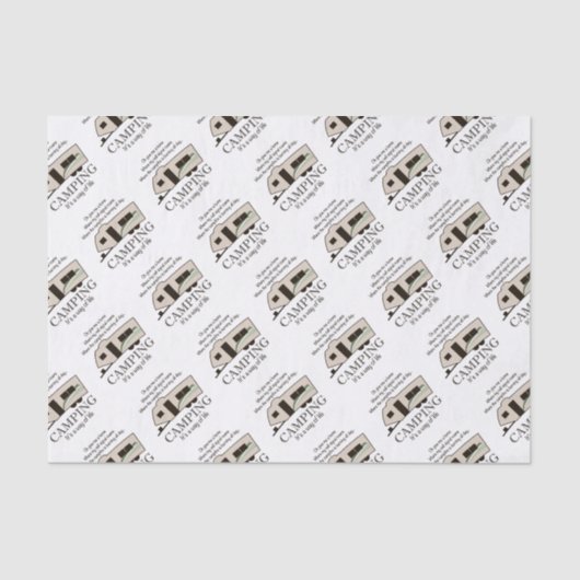 Papier Mousseline Camper : C'est un mode de vie (Recto)