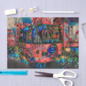 Papier Mousseline Camper Retro Hippie Trouvez Votre Groove Et Votre (Artisanat)