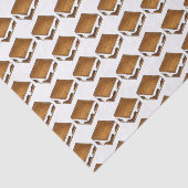 Papier Mousseline Campfire Smore S'mores Marshmallows Tissu Paper (Détail)