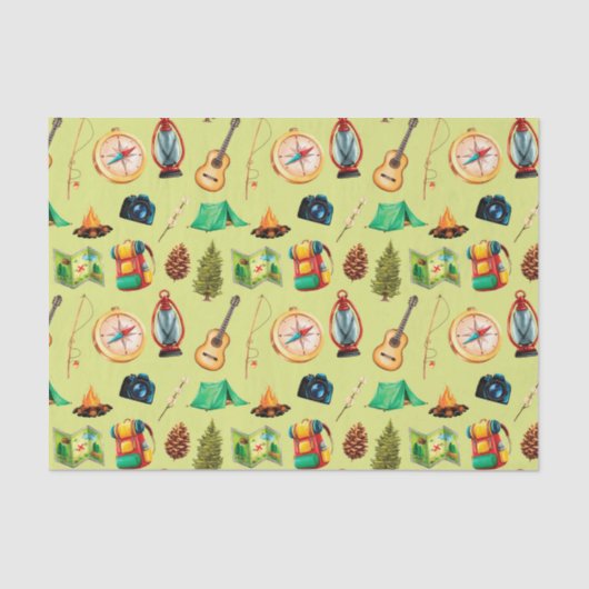 Papier Mousseline Camping (Recto)