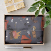 Papier Mousseline Camping Extérieur Aventure Été Feu de camp (Cadeau)